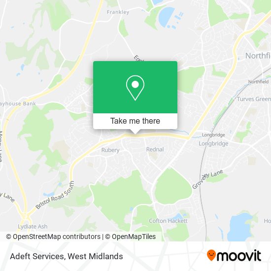 Adeft Services map