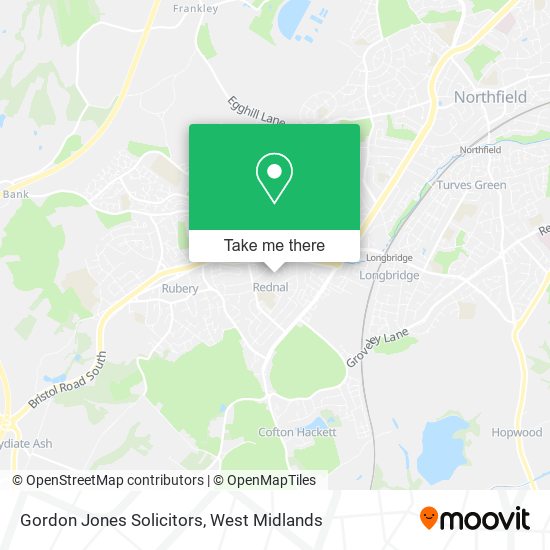 Gordon Jones Solicitors map