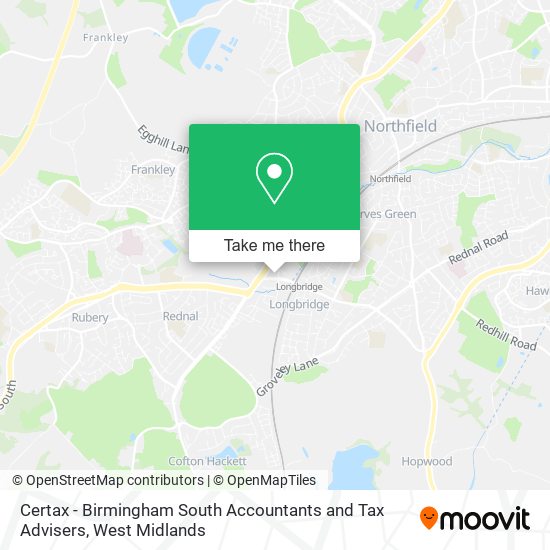 Certax - Birmingham South Accountants and Tax Advisers map
