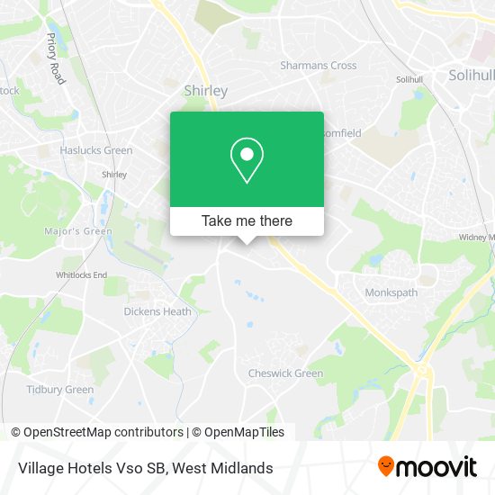Village Hotels Vso SB map