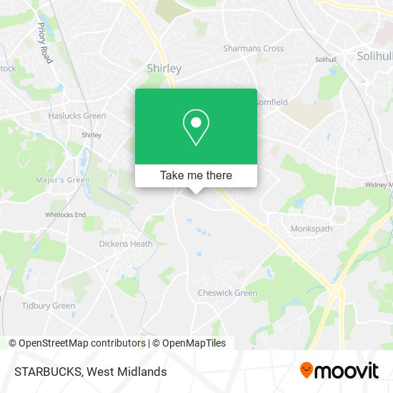 STARBUCKS map
