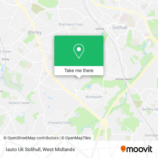 Iauto Uk Solihull map