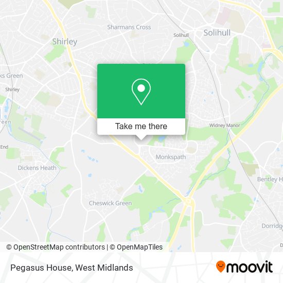 Pegasus House map