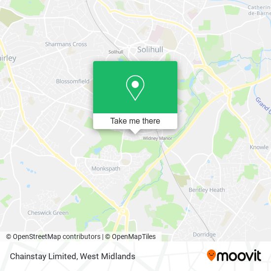 Chainstay Limited map