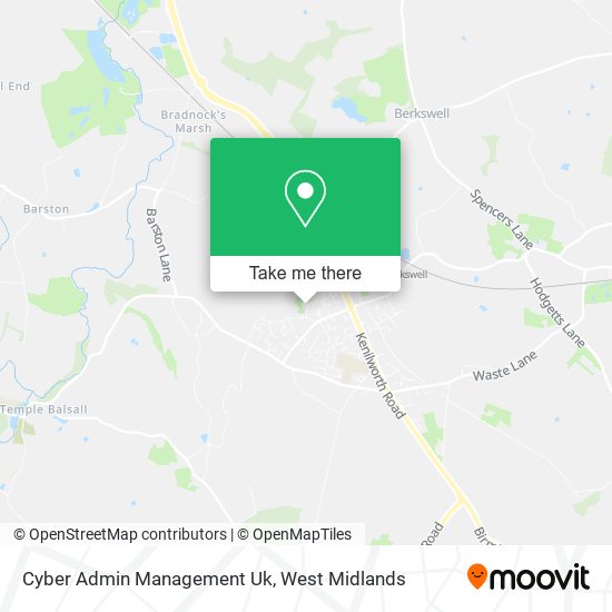 Cyber Admin Management Uk map