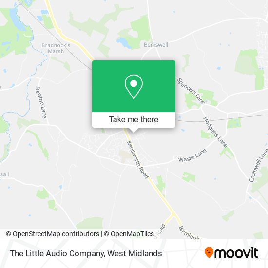 The Little Audio Company map