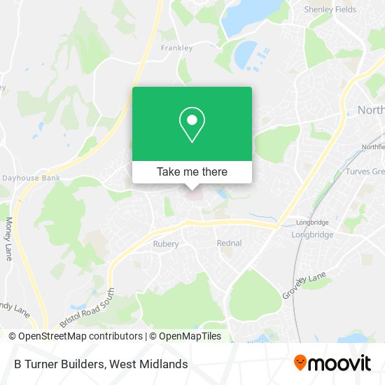 B Turner Builders map