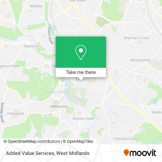 Added Value Services map