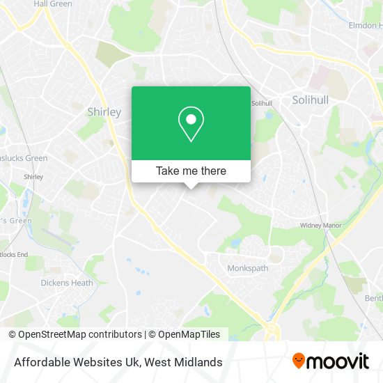 Affordable Websites Uk map