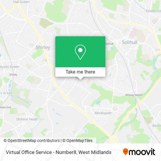 Virtual Office Service - Number8 map