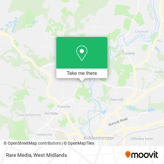 Rare Media map