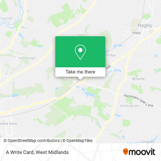 A Write Card map