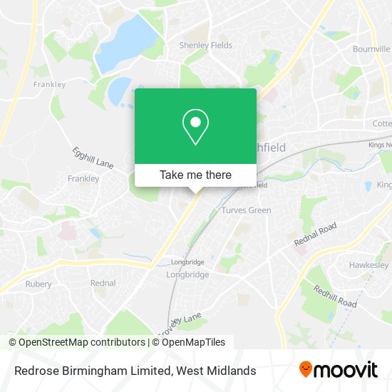 Redrose Birmingham Limited map