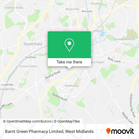 Barnt Green Pharmacy Limited map