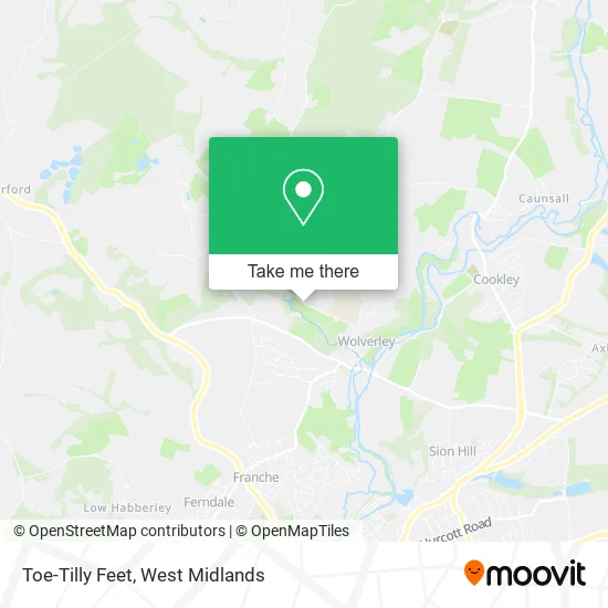 Toe-Tilly Feet map