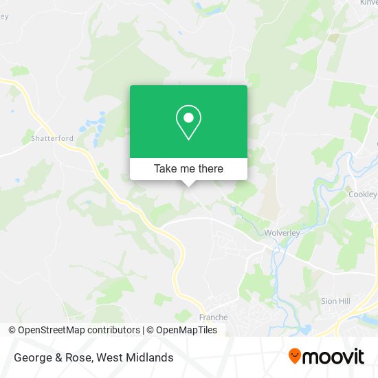 George & Rose map