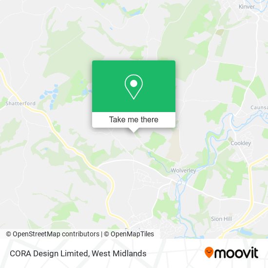 CORA Design Limited map