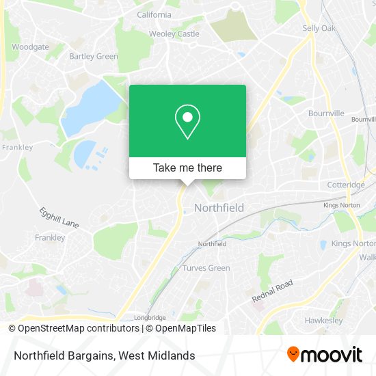 Northfield Bargains map