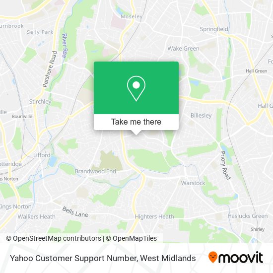 Yahoo Customer Support Number map
