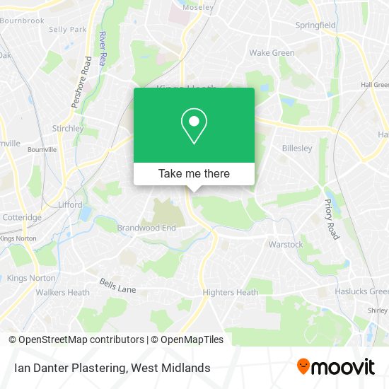 Ian Danter Plastering map