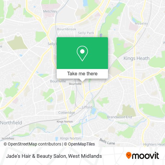 Jade's Hair & Beauty Salon map