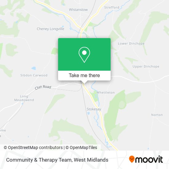 Community & Therapy Team map