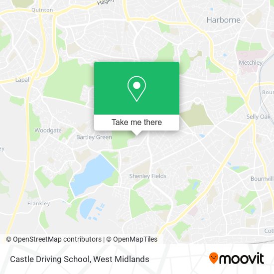 Castle Driving School map