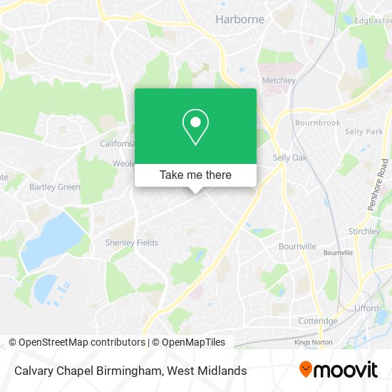 Calvary Chapel Birmingham map