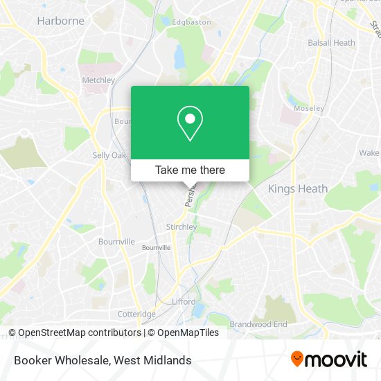 Booker Wholesale map