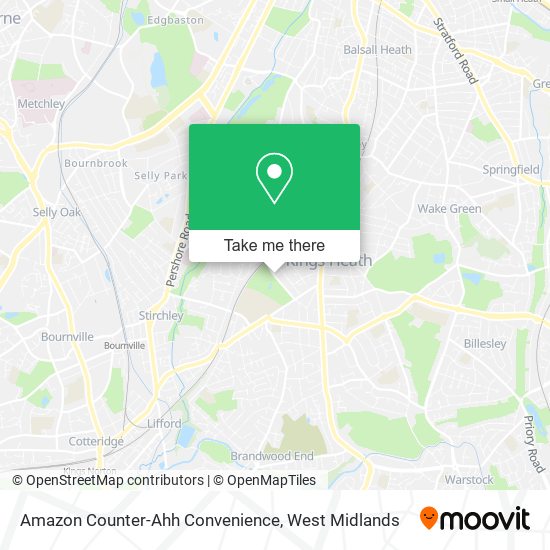 Amazon Counter-Ahh Convenience map