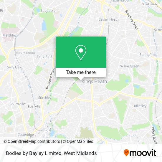 Bodies by Bayley Limited map