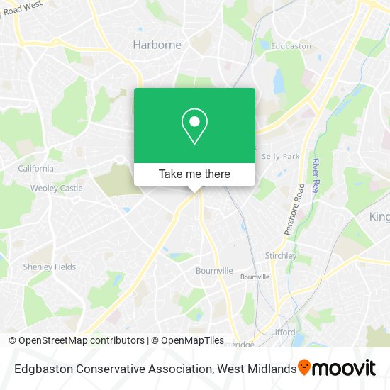 Edgbaston Conservative Association map