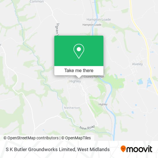 S K Butler Groundworks Limited map