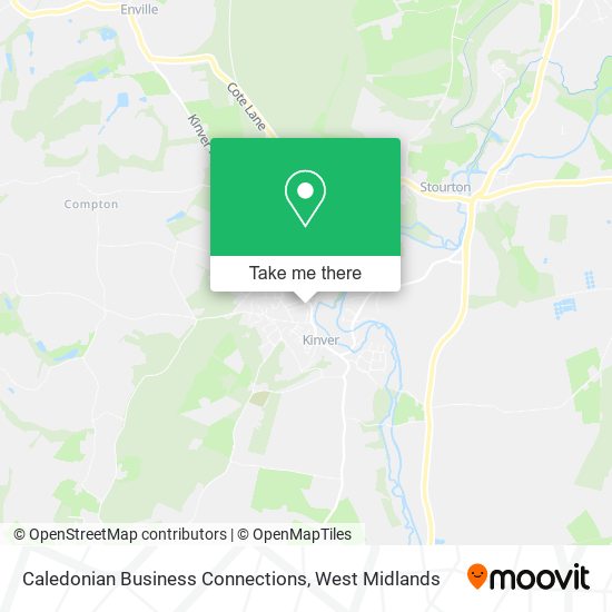Caledonian Business Connections map