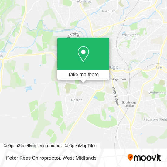 Peter Rees Chiropractor map