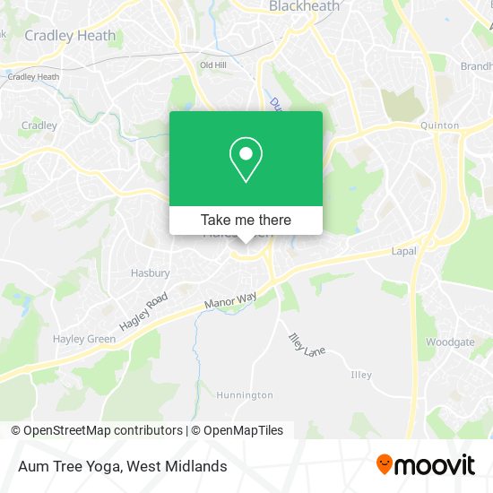 Aum Tree Yoga map