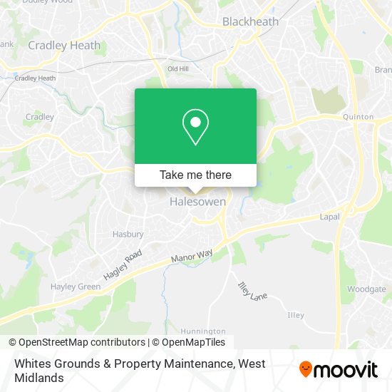 Whites Grounds & Property Maintenance map