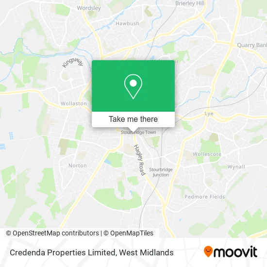 Credenda Properties Limited map