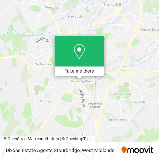 Dixons Estate Agents Stourbridge map