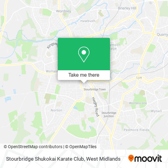 Stourbridge Shukokai Karate Club map