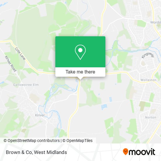 Brown & Co map