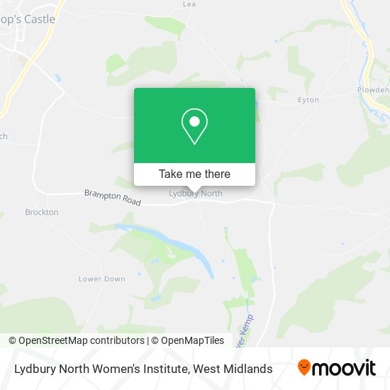 Lydbury North Women's Institute map