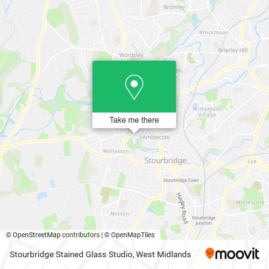 Stourbridge Stained Glass Studio map