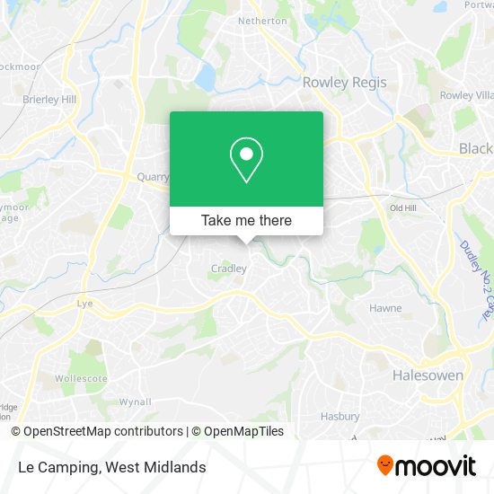 Le Camping map