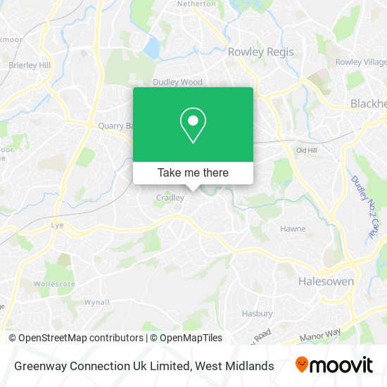 Greenway Connection Uk Limited map