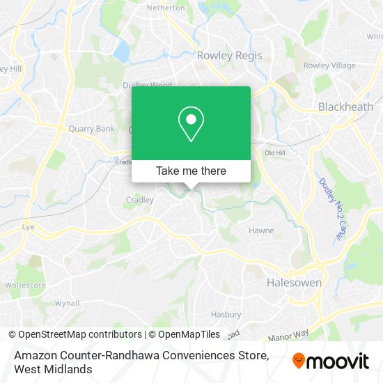 Amazon Counter-Randhawa Conveniences Store map