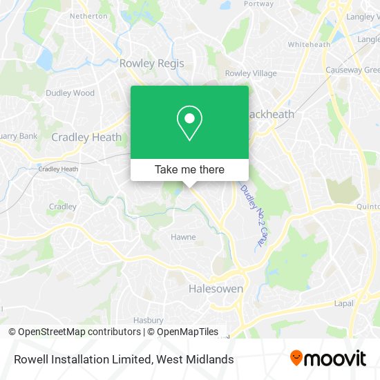 Rowell Installation Limited map