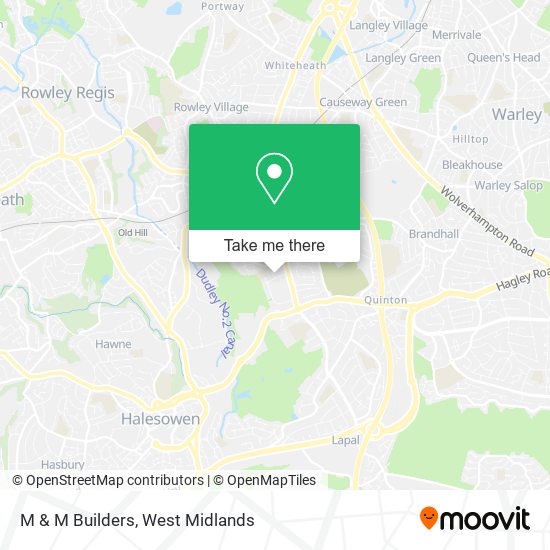 M & M Builders map