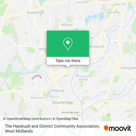 The Hawbush and District Community Association map