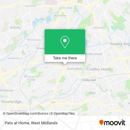 Pets at Home map